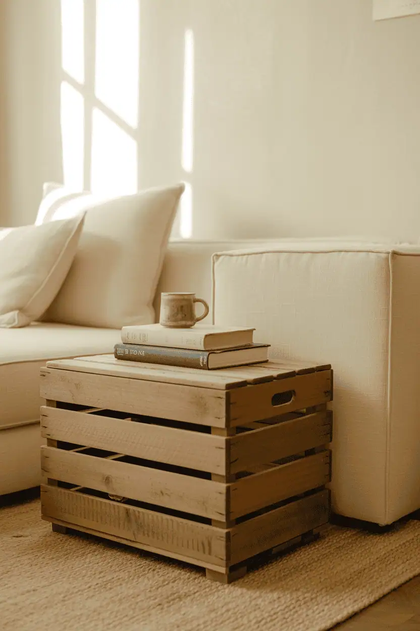 Rustic Wood Crate Ideas for Warm, Collected Rooms