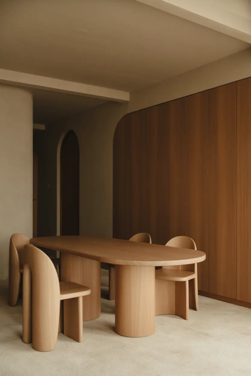 Rounded Wood Silhouettes Making a Comeback