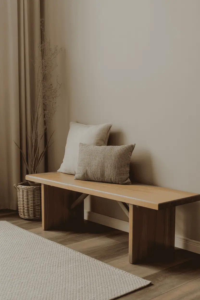 Simple Wooden Benches
