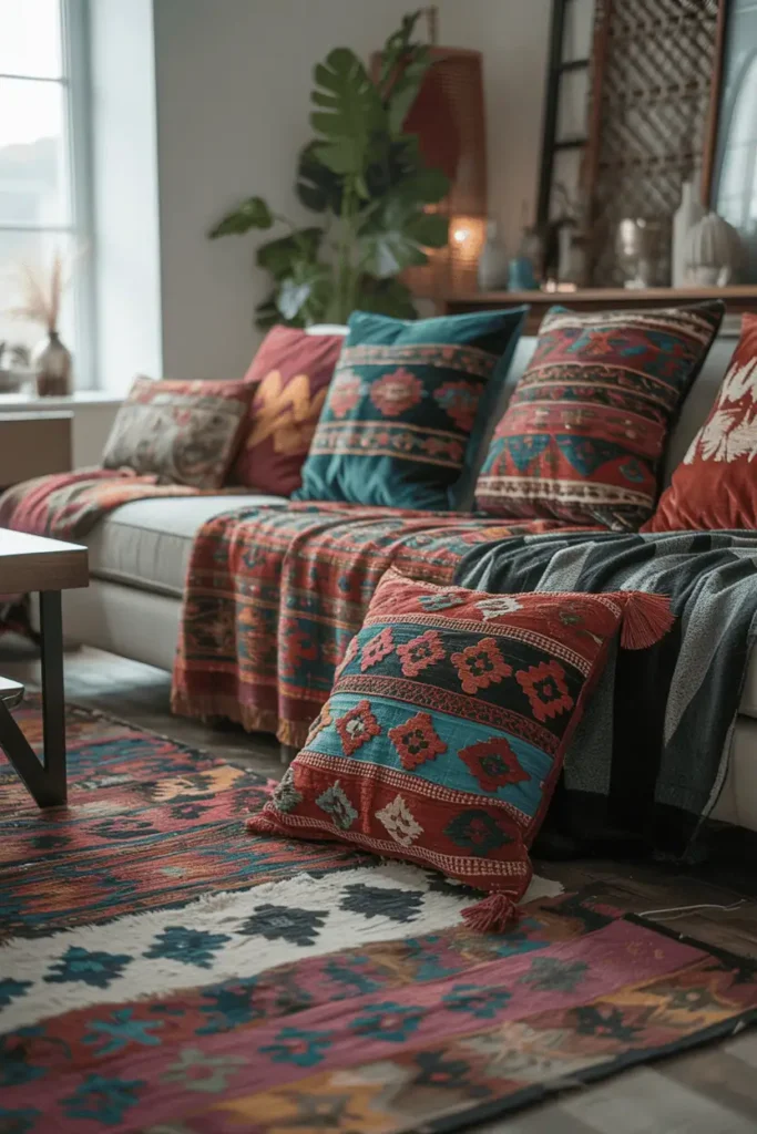 Layered Patterns and Rich Jewel Tones