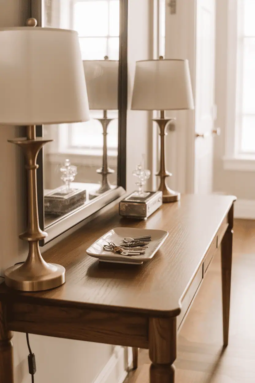 Wooden Console Table Styling Ideas That Feel Collected