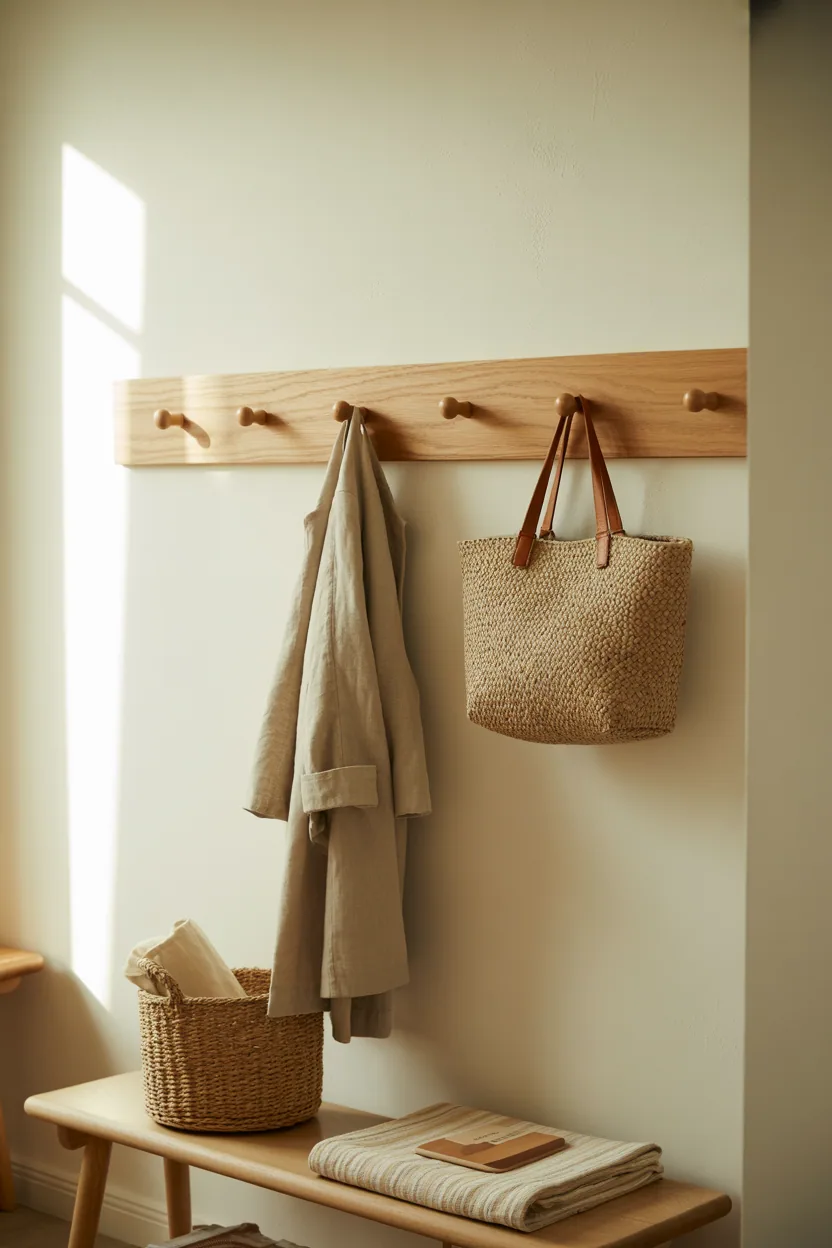Wooden Wall Hooks & Racks