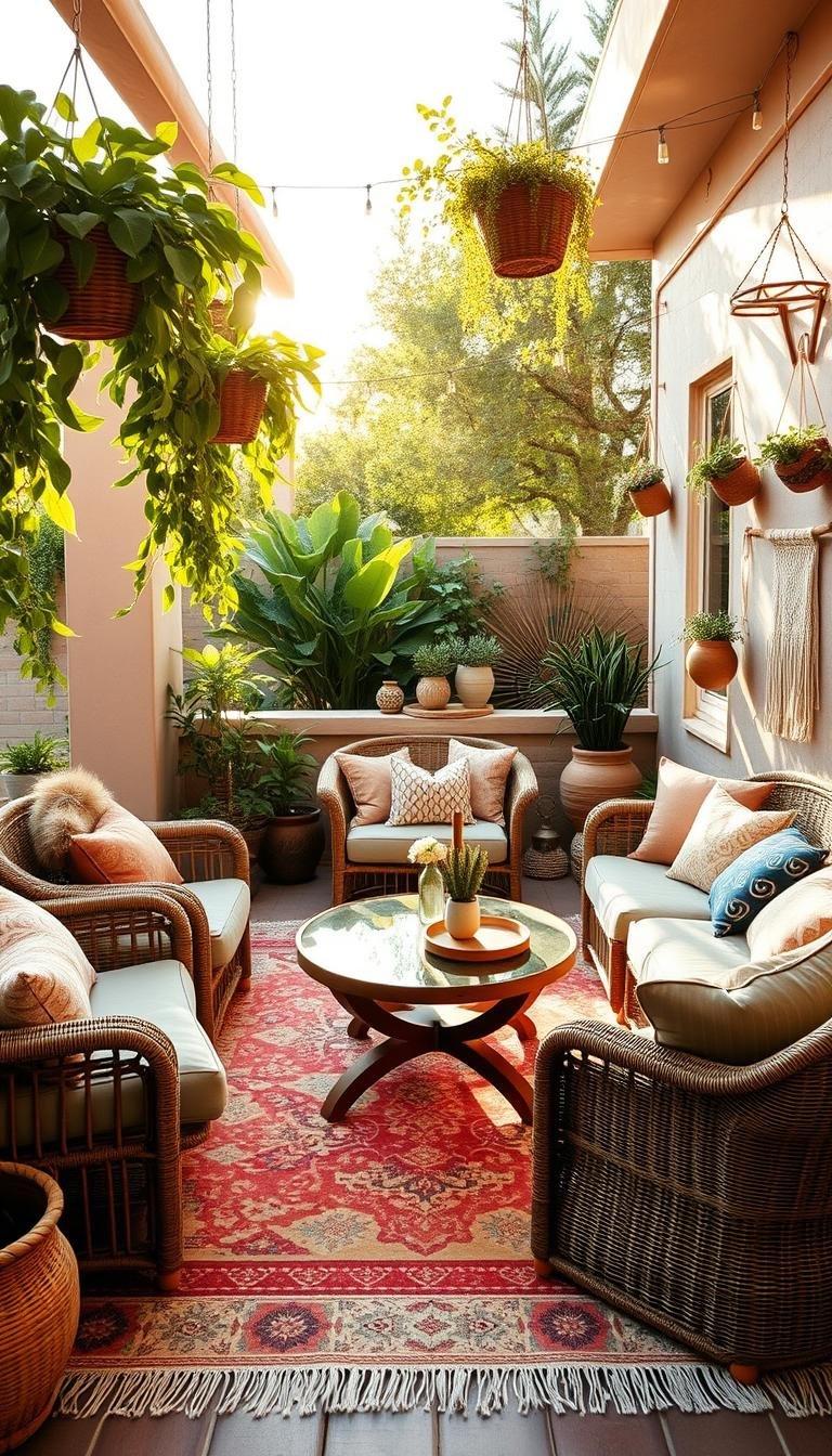 Boho Patio: Embrace Carefree Outdoor Comfort