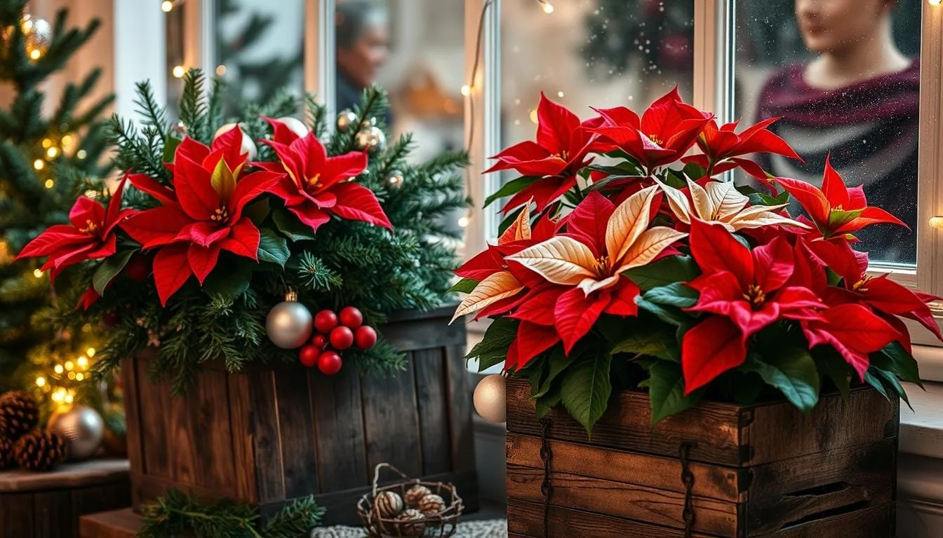 Christmas Wooden Planters