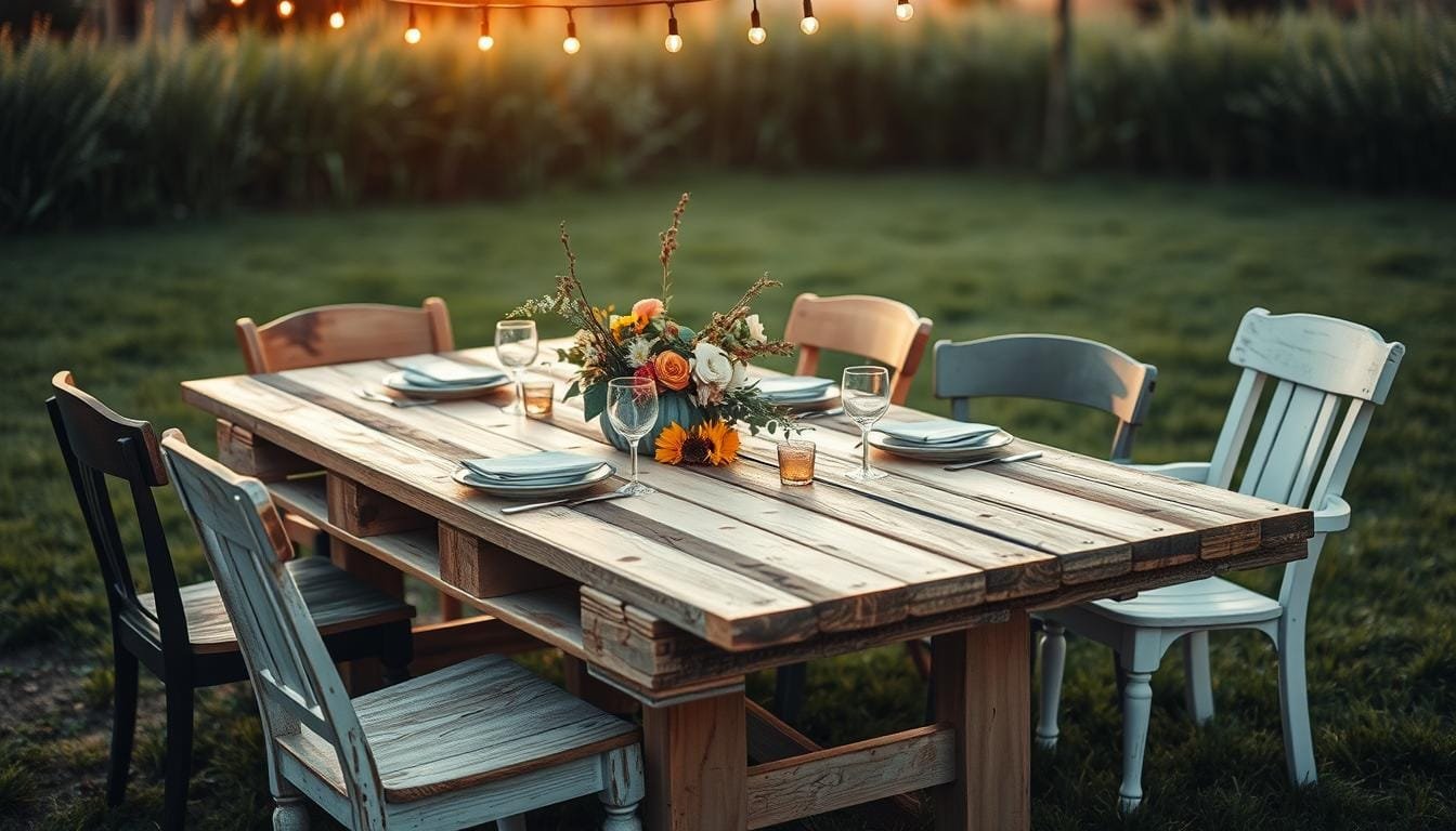 DIY Pallet Dining Table for Outdoor Gatherings – Stylish & Budget-Friendly