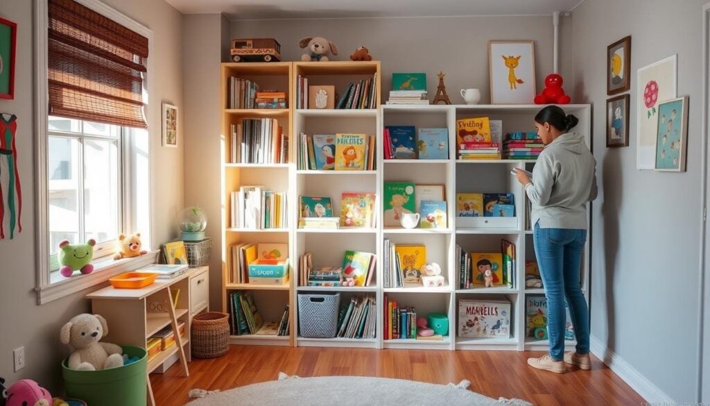 DIY bookshelf maintenance