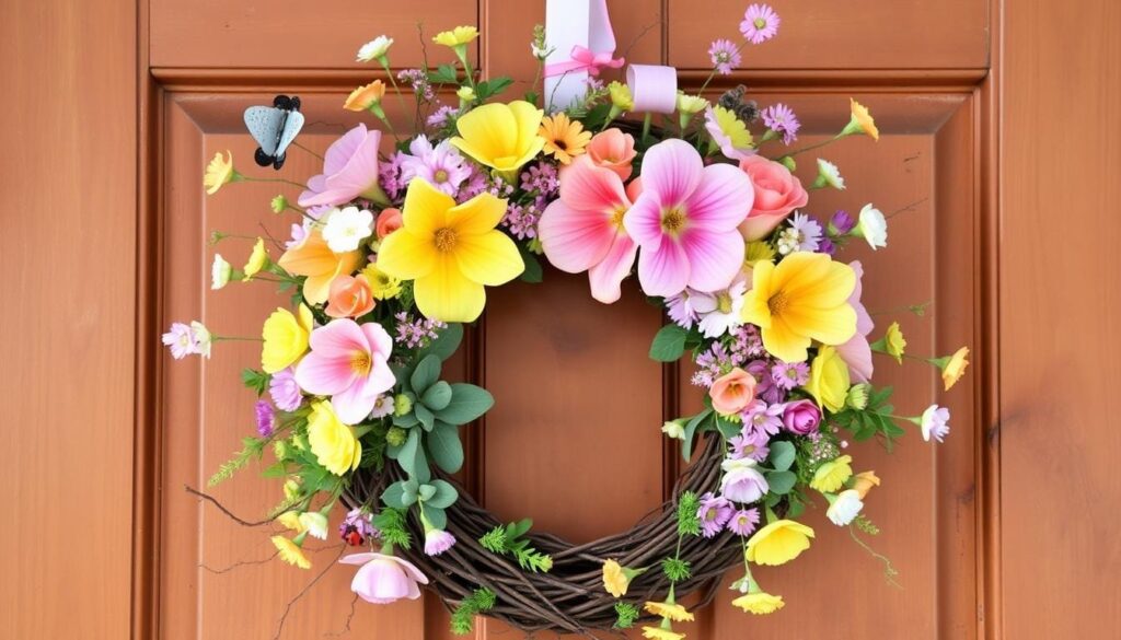 DIY spring wreath