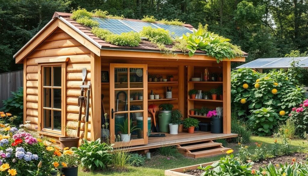 Eco-friendly garden shed Eco-friendly garden shed