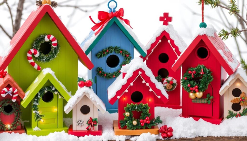 Festive Birdhouses Festive Birdhouses