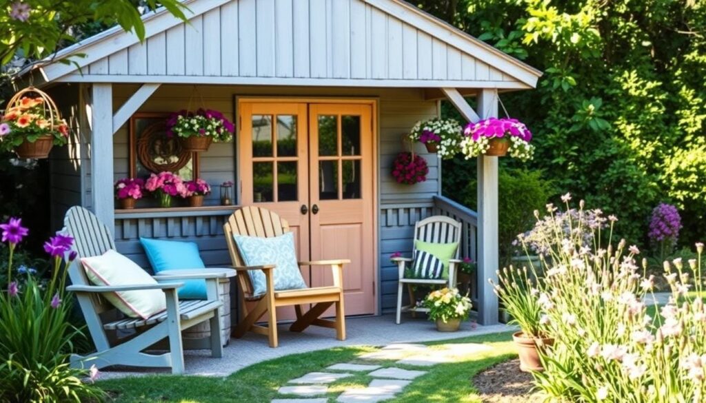 Garden Hut Decorating Ideas