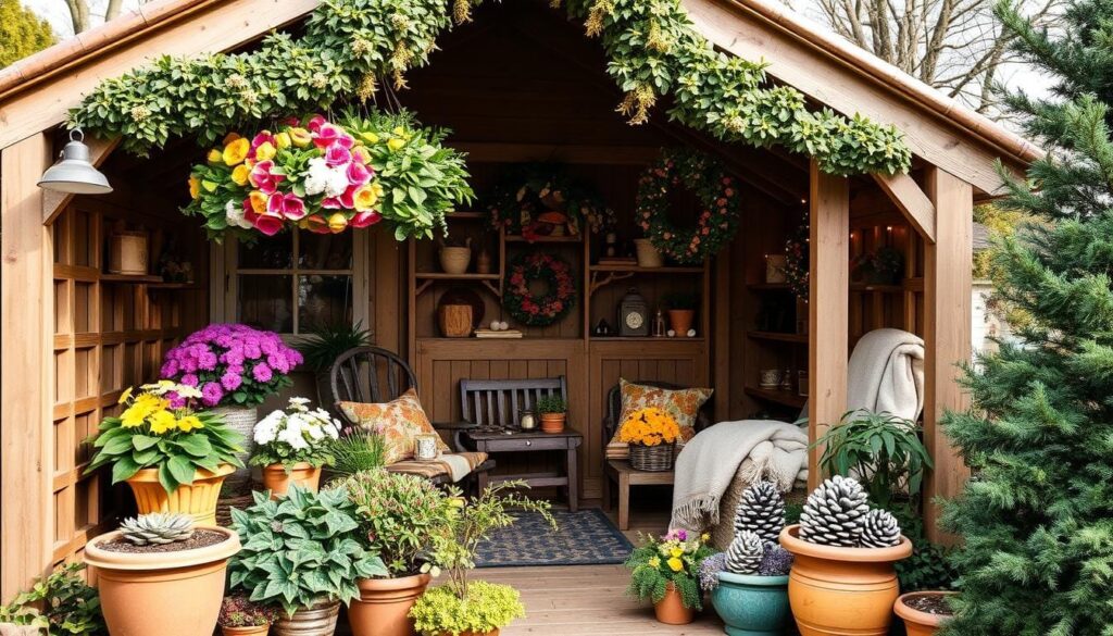 Garden Hut Decorating Ideas