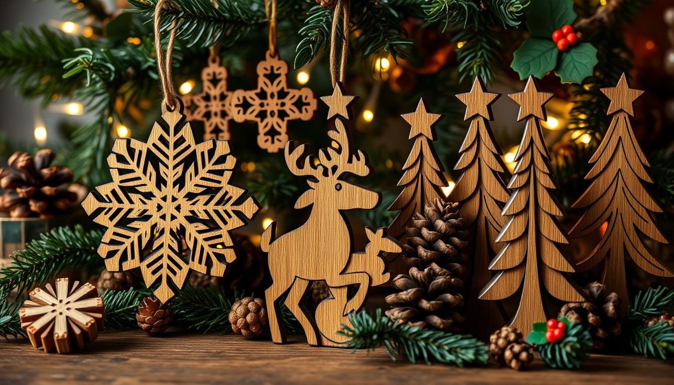 Hand-Carved Christmas Decorations