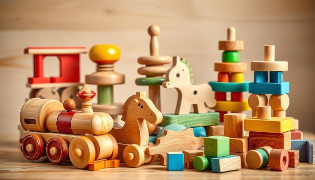 Handmade wooden toys