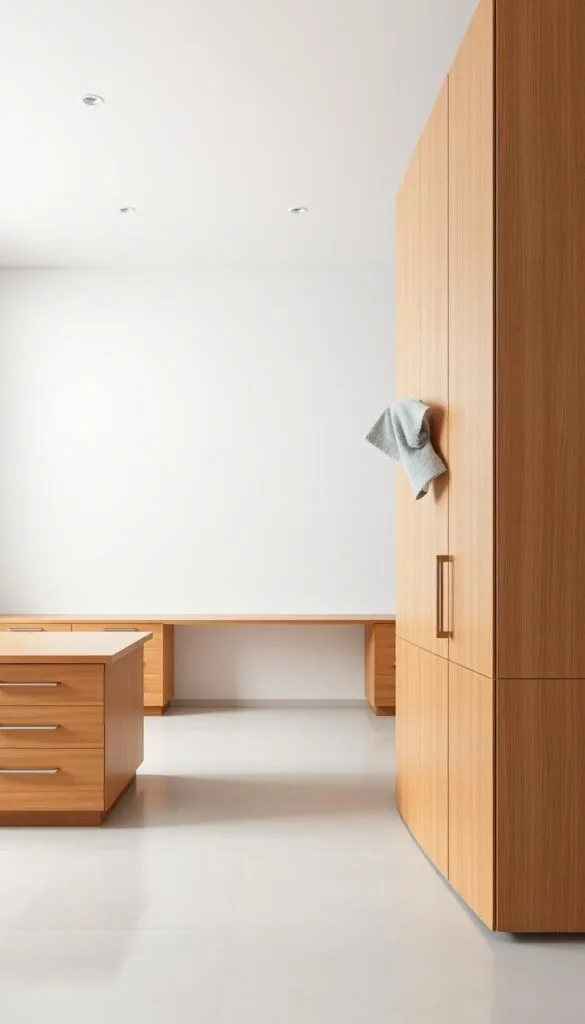 Home Office Minimalist Cabinets cleaning