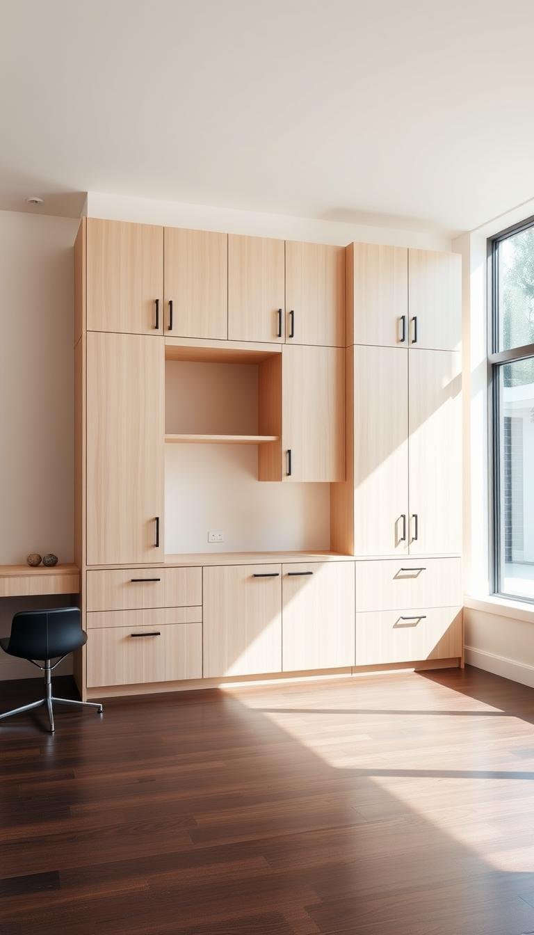 Home Office Minimalist Cabinets: Functional and Stylish Design