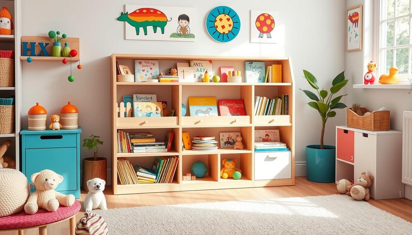 DIY Kids Bookshelf – Montessori-Inspired Storage Solution for Toys & Books