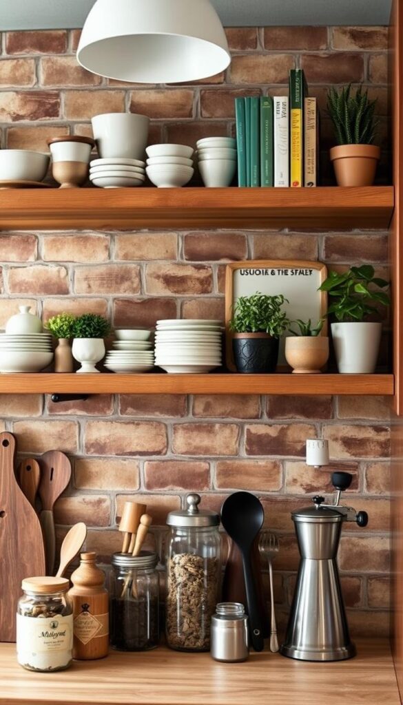 Kitchen open shelving inspiration
