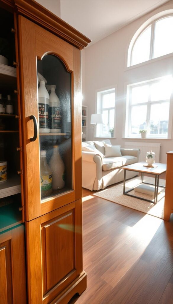 Living Room Cabinet Solutions cleaning