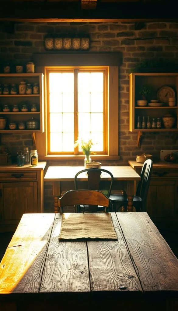 Maintaining rustic farmhouse cabinets
