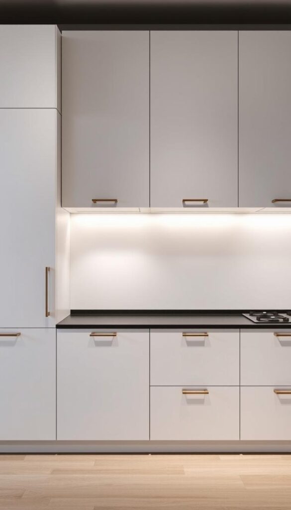 Minimalist Cabinets for the Kitchen with clean lines