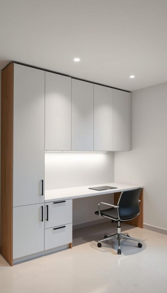 Minimalist cabinet designs for home office