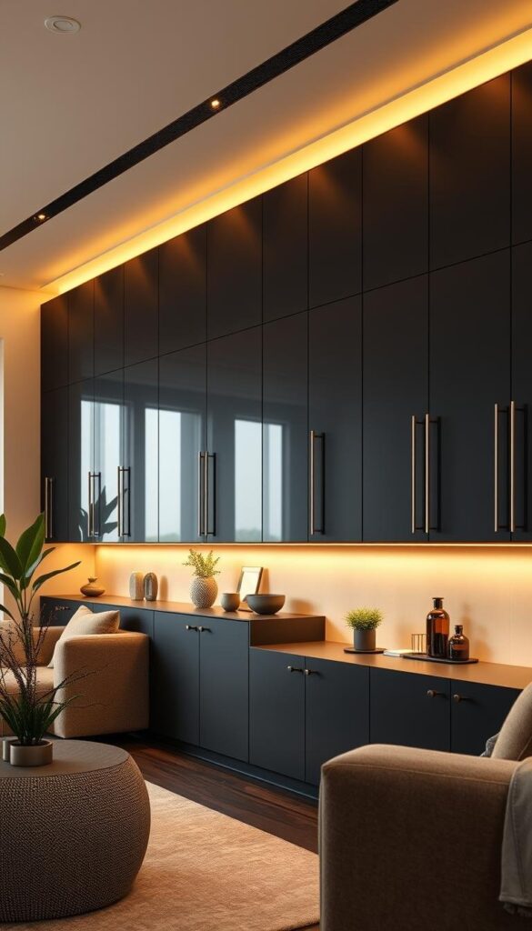 Modern living room cabinets