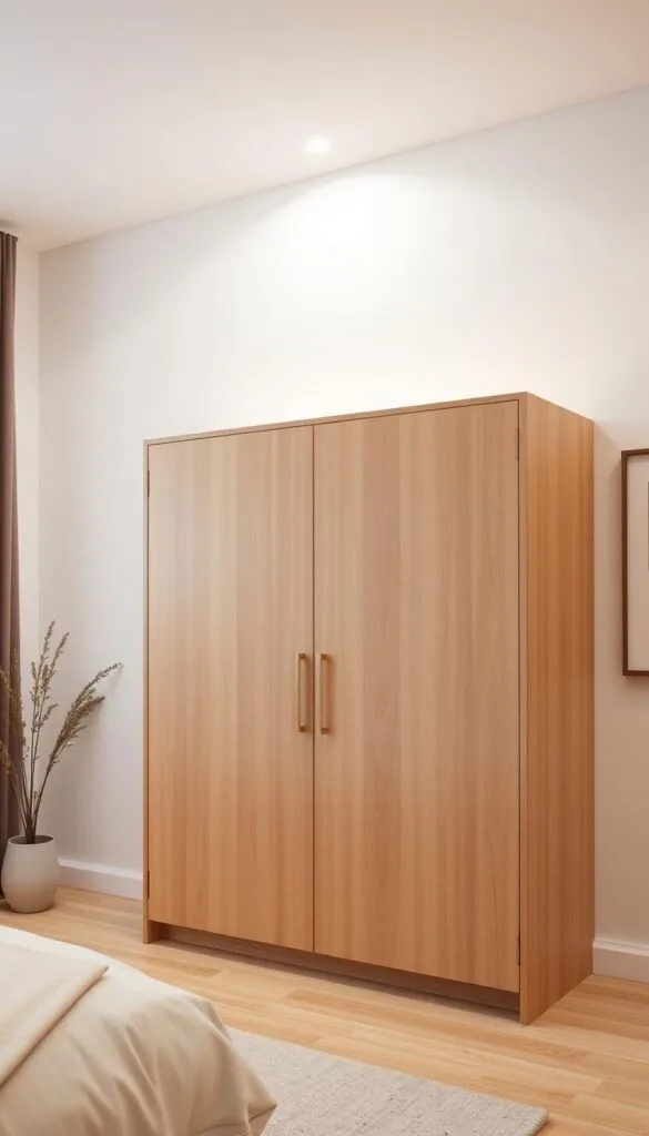 Modern minimalist bedroom cabinet