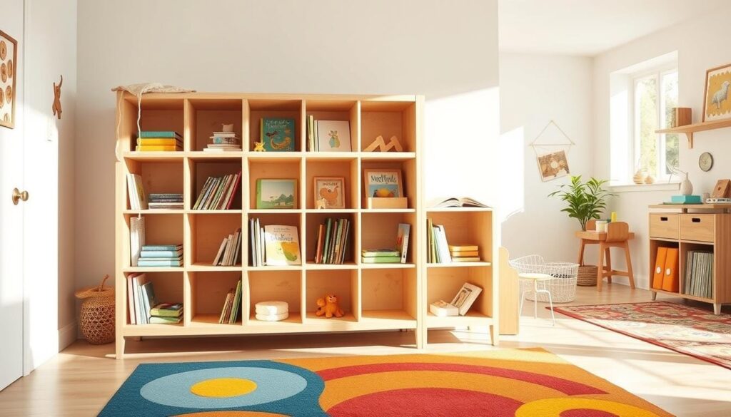 Montessori bookshelf DIY
