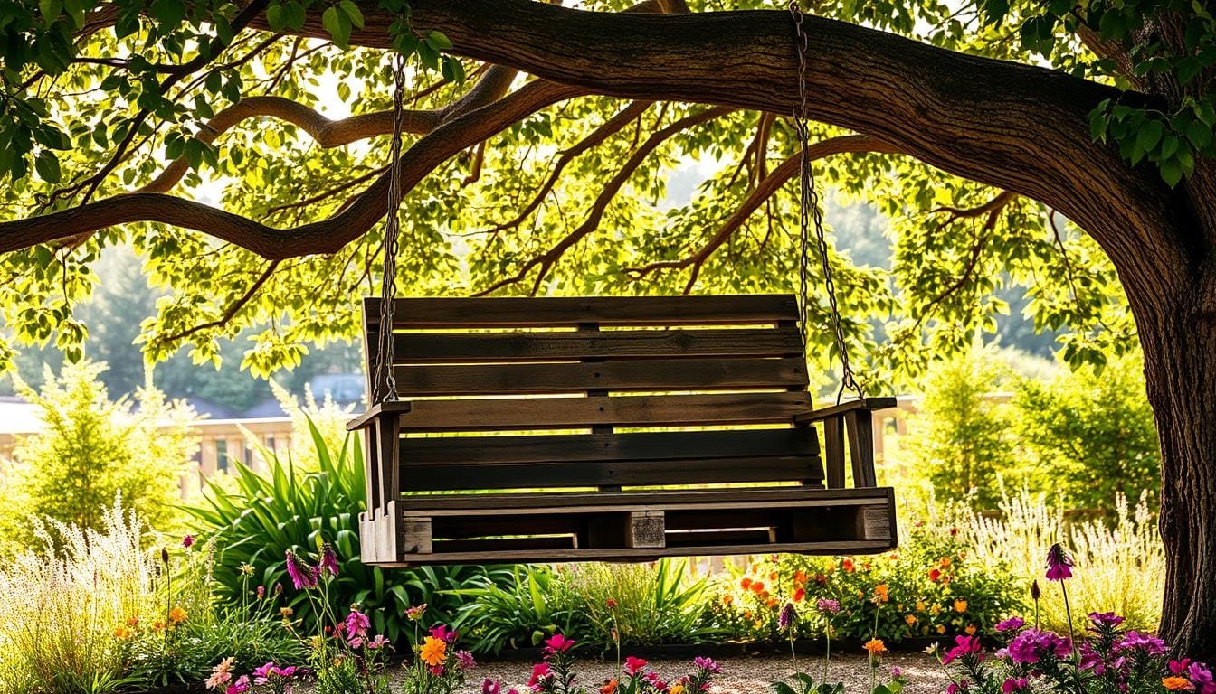 DIY Outdoor Pallet Swing – A Relaxing & Fun Backyard Addition