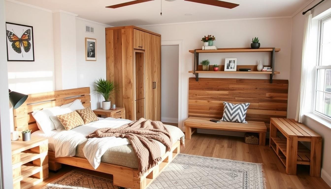 10 Stylish DIY Pallet Furniture Ideas for Bedrooms