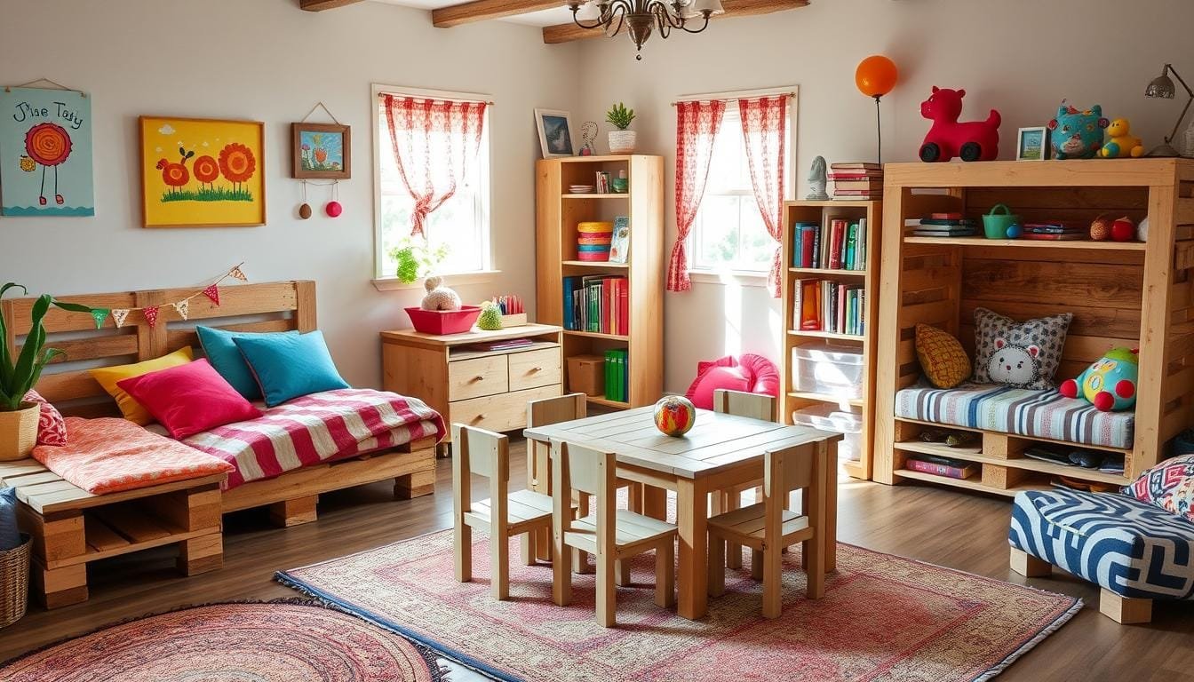 10 Genius DIY Pallet Furniture Ideas for Kids' Rooms