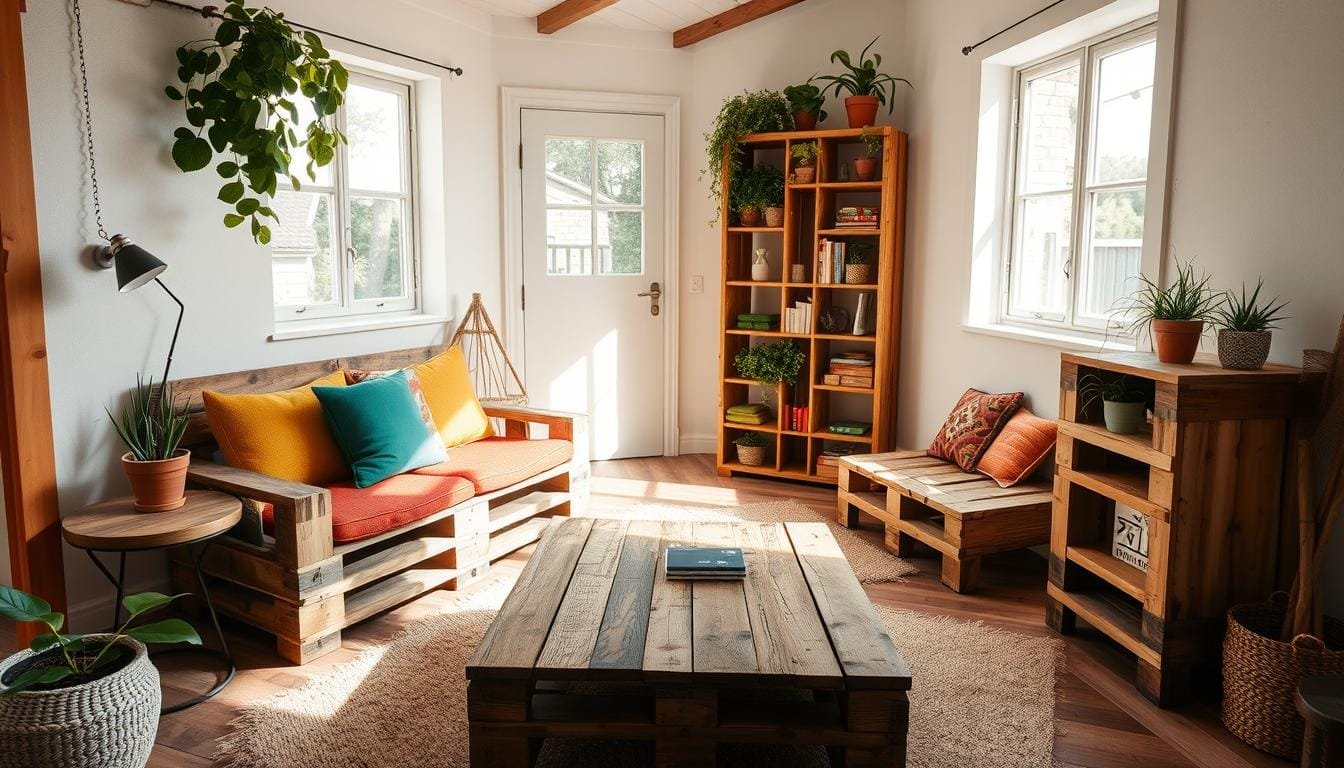 10 Easy Pallet Furniture Projects for Small Spaces