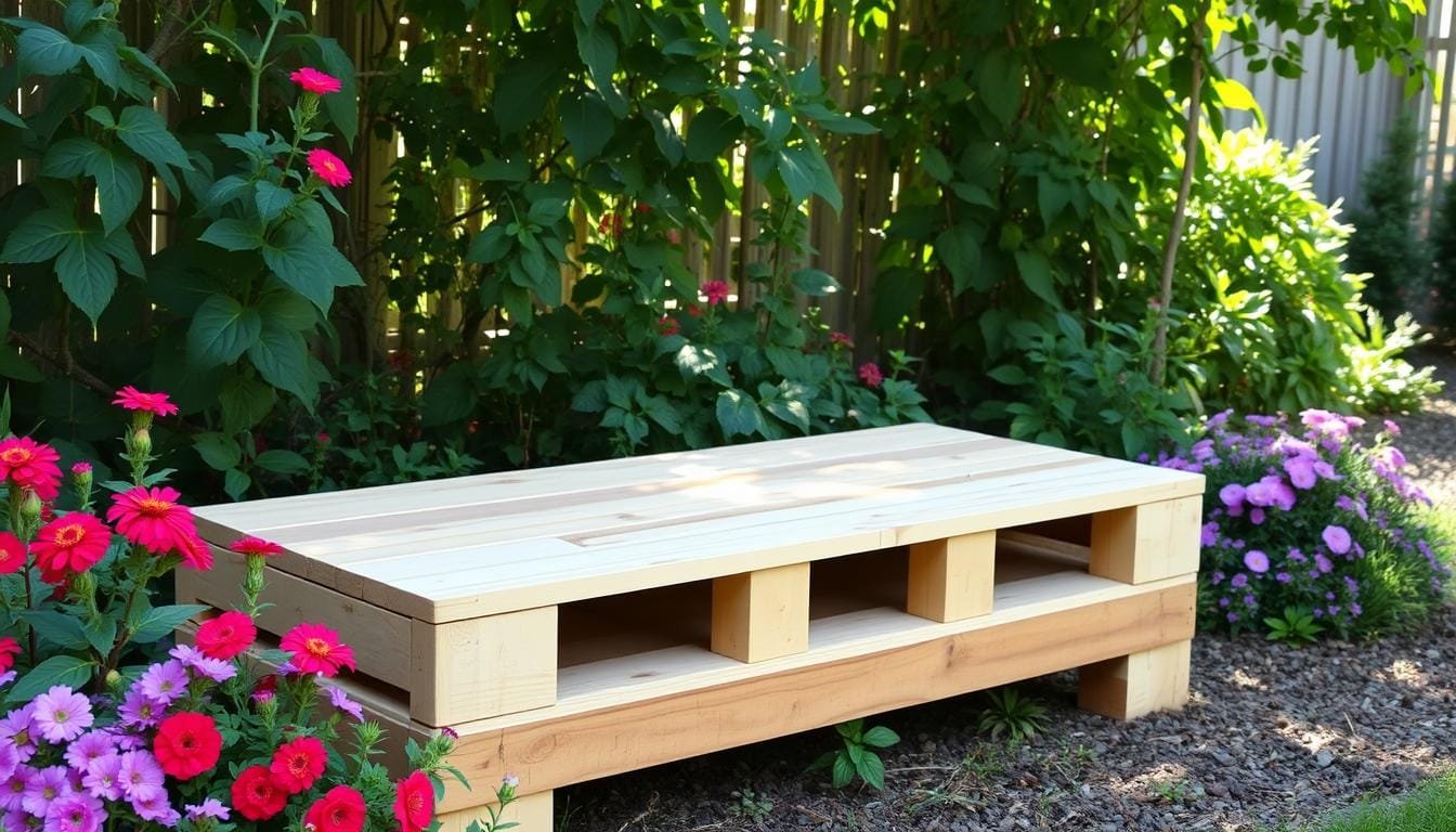 How to Make a DIY Pallet Garden Bench with Storage – Simple Woodworking Guide