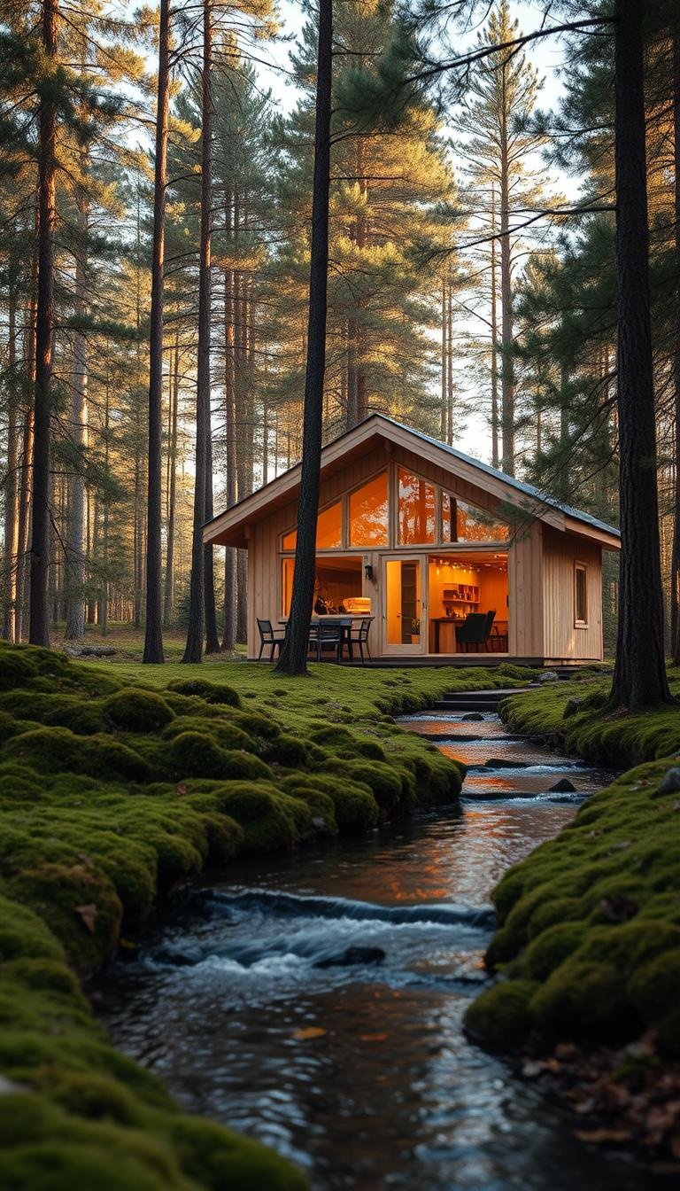 Modern Scandinavian Cabin Exteriors That Blend With Nature