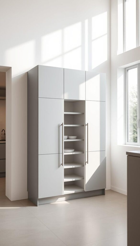 Simple cabinet design cleaning