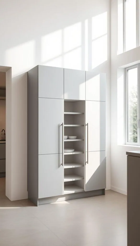Simple cabinet design cleaning