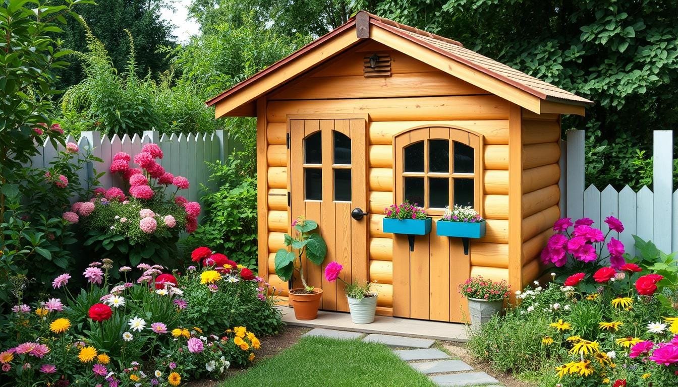 Tiny Backyard Garden Sheds with Big Style