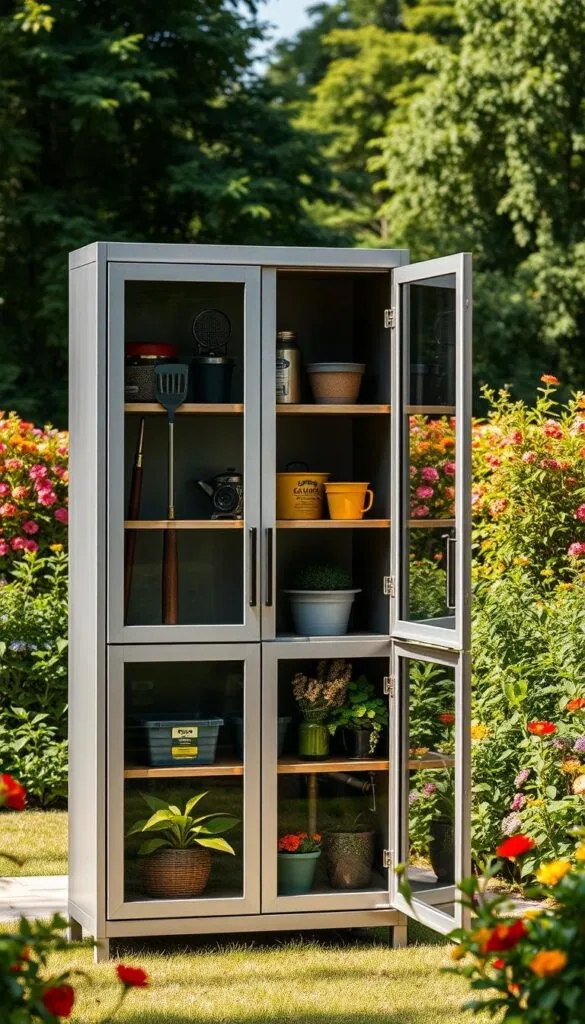 Weather-resistant outdoor cabinets