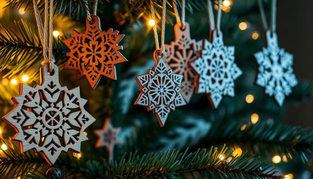 Wooden Christmas Tree Decor