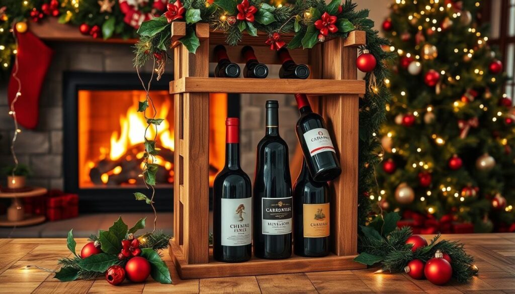 Wooden Wine Rack for Christmas Wooden Wine Rack for Christmas