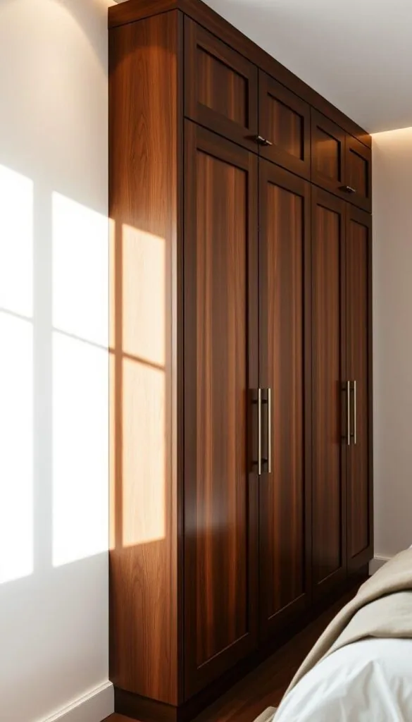 Wooden bedroom cabinets
