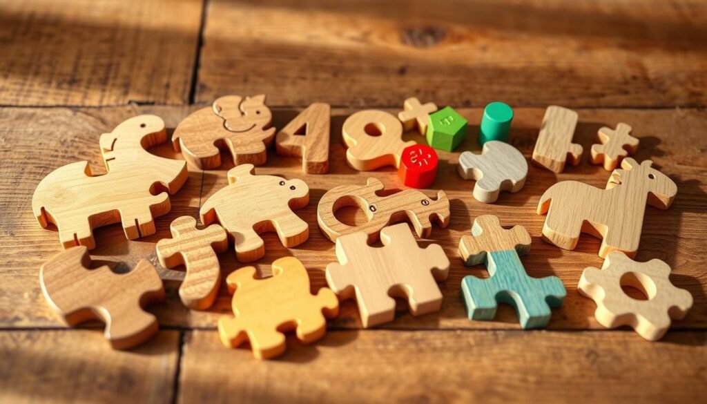 Wooden puzzles