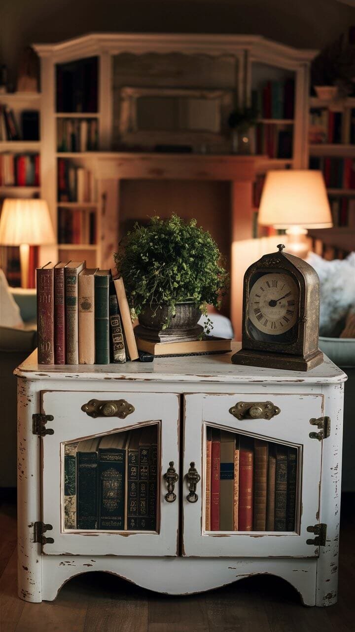 How to Create a Vintage Cabinet Look on a Budget