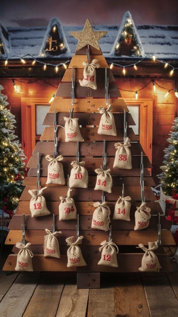 Pallet Wood Advent Calendar