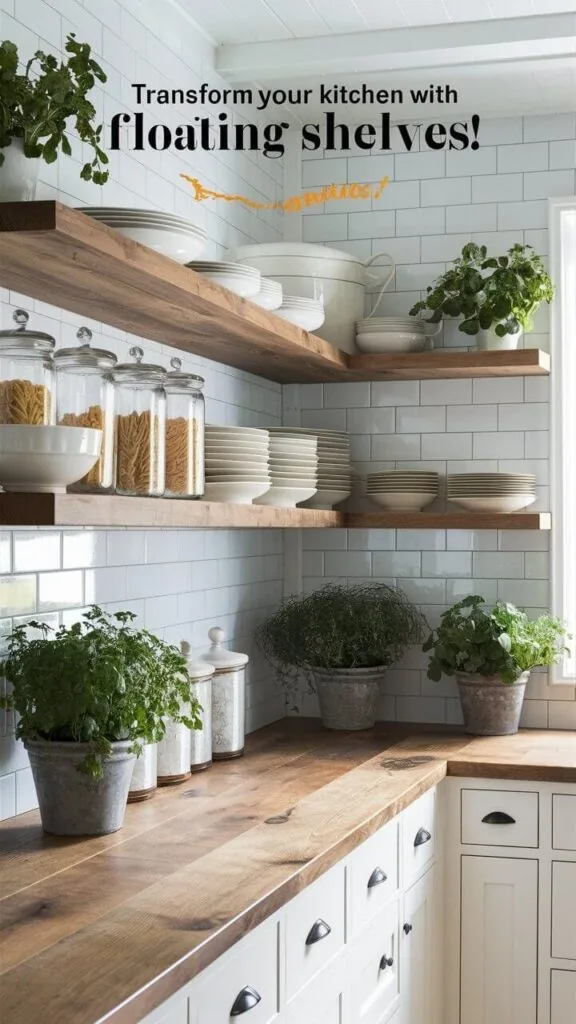 floating shelves storage