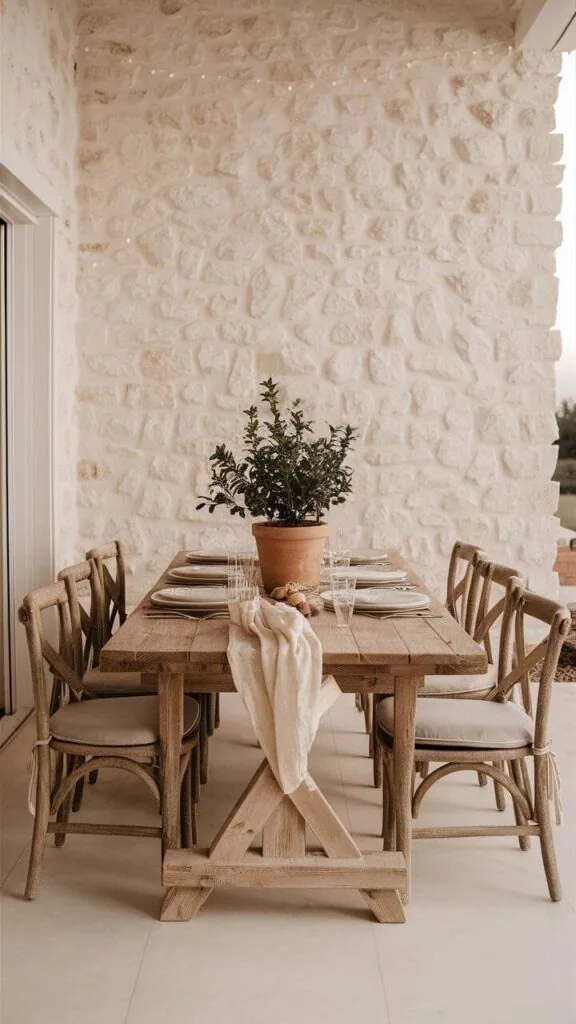 Rustic Outdoor Table