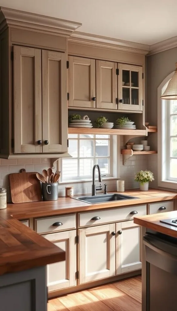 affordable farmhouse cabinet ideas
