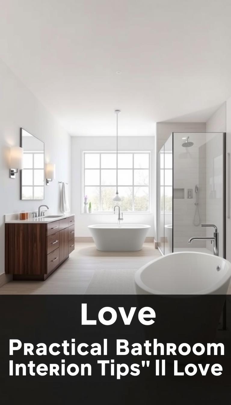 Practical Bathroom Interior Tips and Ideas You’ll Love