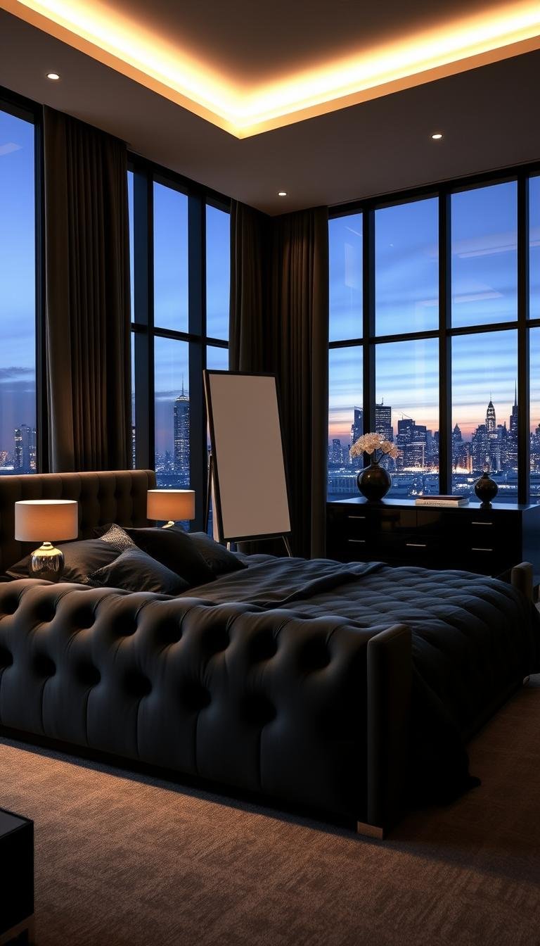 Chic Black Bedroom Designs You'll Love