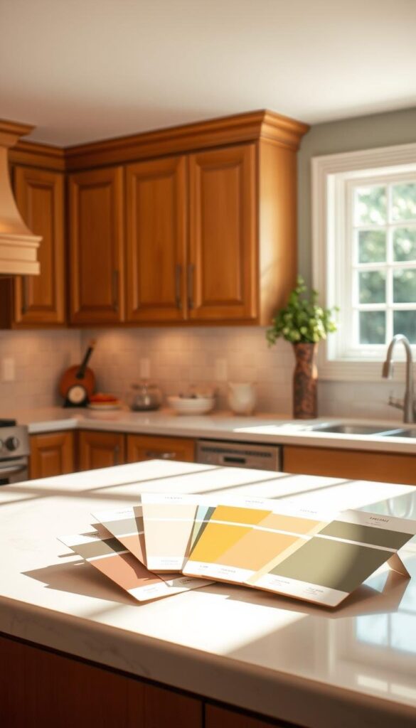 choosing the right cabinet color samples